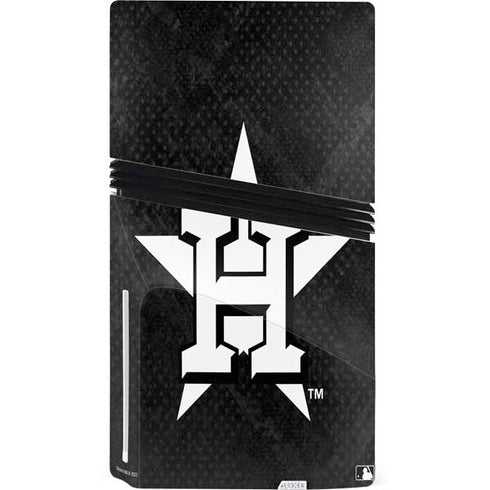 MLB Houston Astros Dark Wash PS5 Pro Disk Bundle  Skin